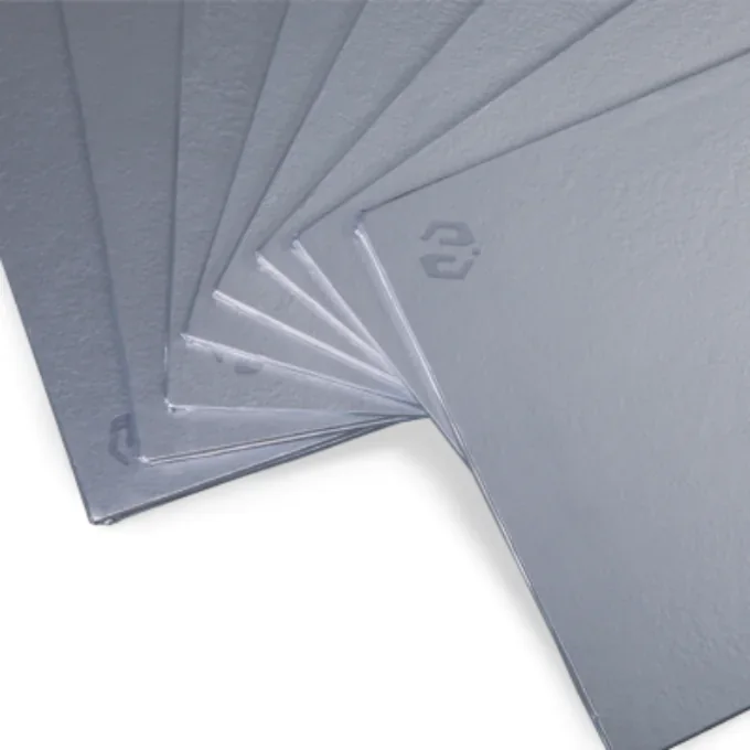 Thin Siltherm AluFlex insulation panels in an aluminised covering