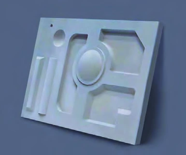 Componente mecanizado Siltherm Board 3D para geometrías compactas de electrodomésticos