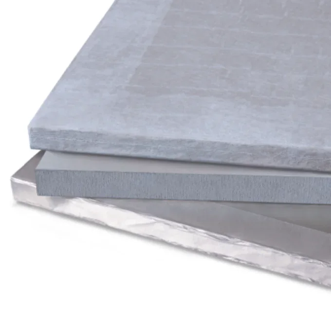 Starre mikroporöse Siltherm Board-Dämmformate mit unterschiedlichen Oberflächenausführungen